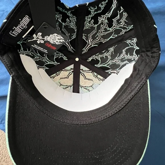 Civilregime Embroidered 'C 'Snapback Hat - Black & Mint - Picture 3 of 4
